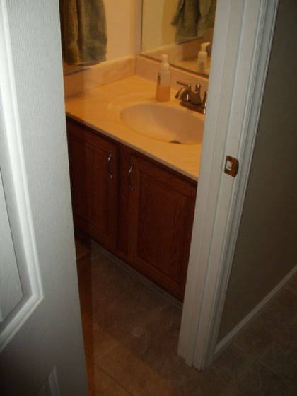 05 Powder Room Floor and Faucet